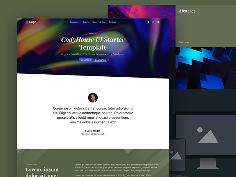 Virgo - HTML, CSS, JS Template